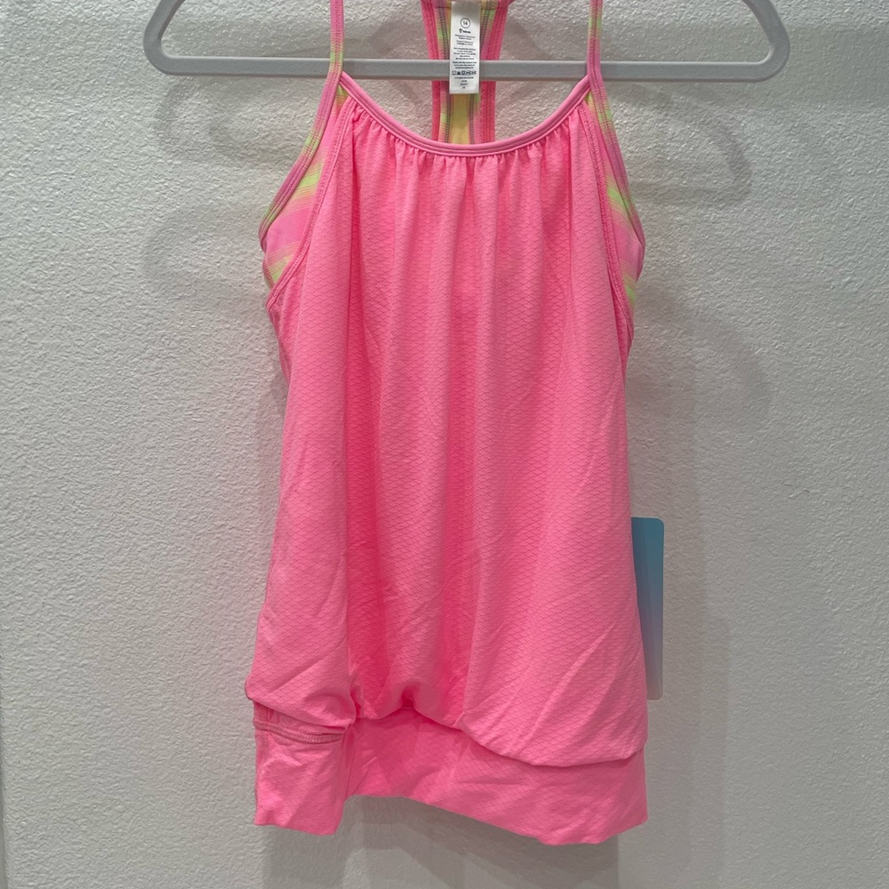 NWT! Ivivva Double Dutch Tank Top - Pink - 14